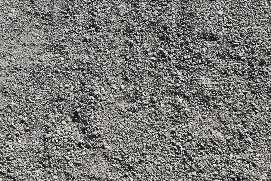 Crushed Limestone — White, angular, binds hard